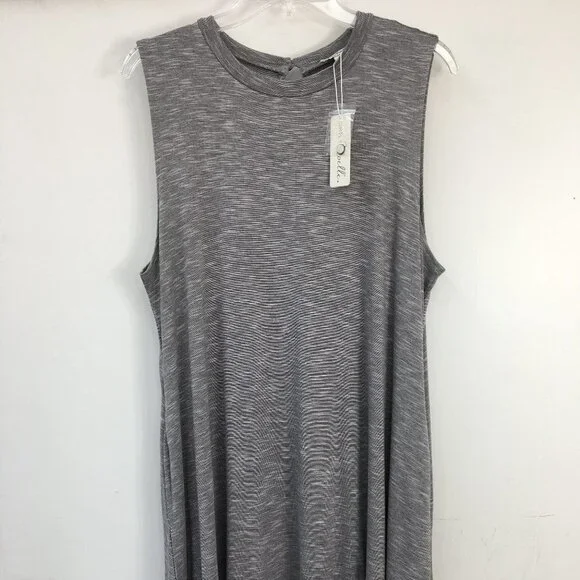 Simply Noelle Sleeveless Tank Dress With Pockets Size L/XL NEW With Tags - Picture 1 of 8